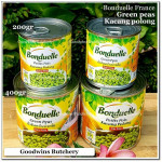 Vegetable Bonduelle France tin GREEN PEAS EXTRA FINE 200g